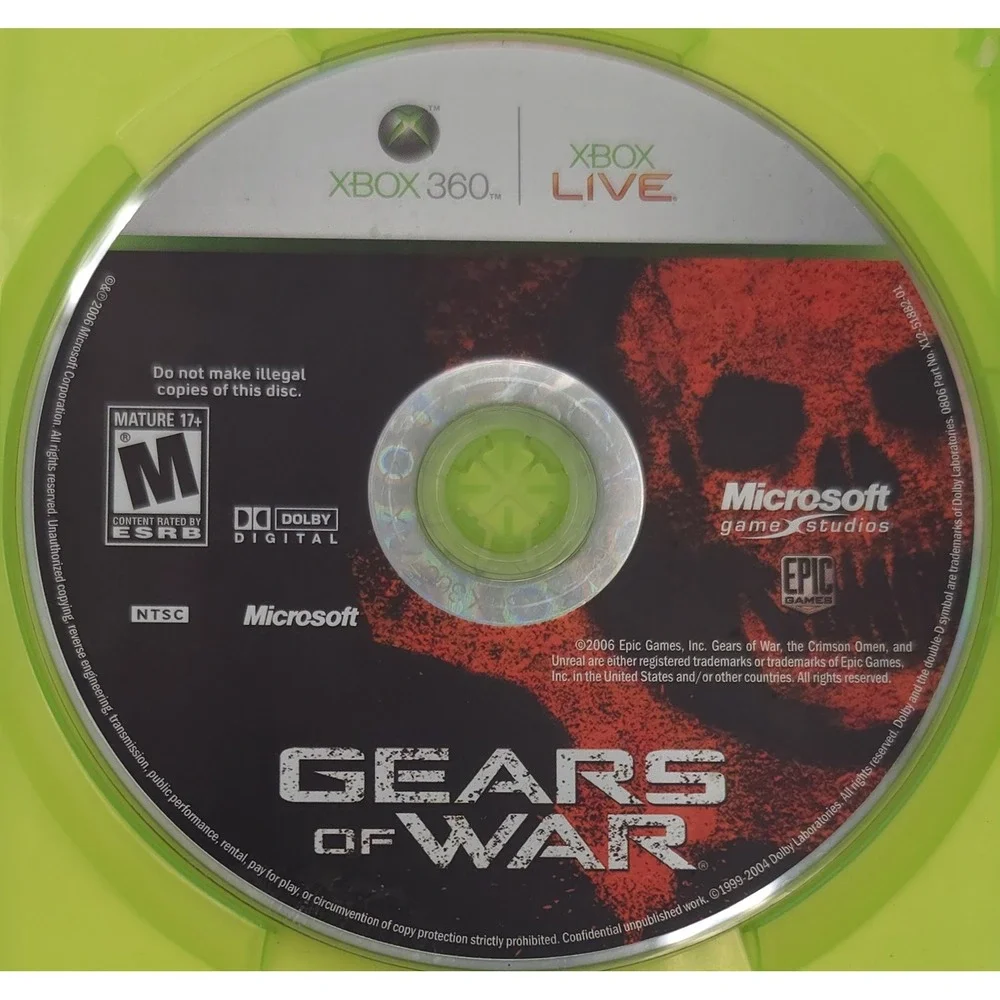 Gears of War - Xbox 360 - Microsoft - NTSC-U - CIB w/ Inserts - Tested